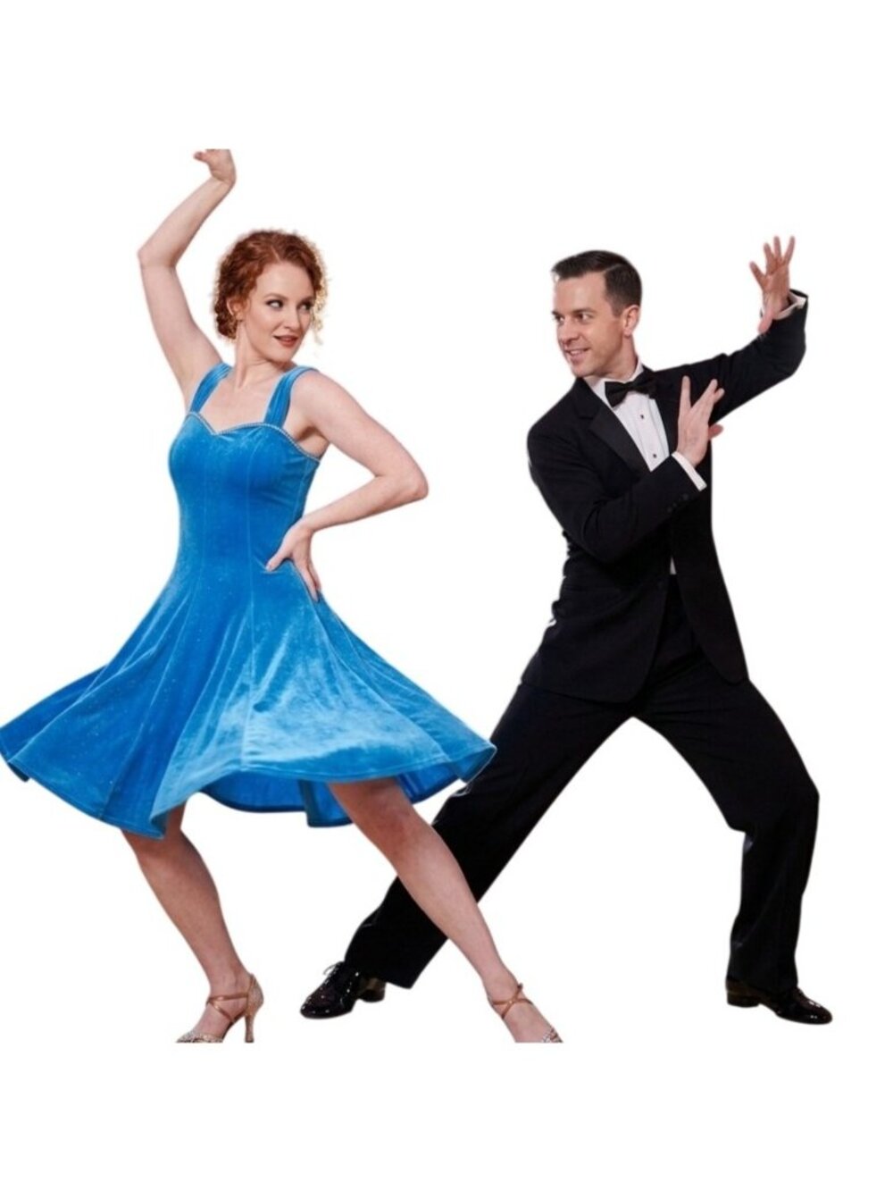 Teal Sparkly Stretch Velvet Performance Dance Dress 12 Ballroom Show Choir Swing